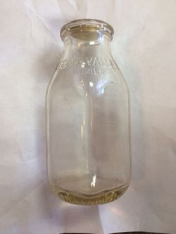 Vintage Cedar Valley Milk Bottle!!!