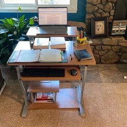 Small Multi-Tiered Desk