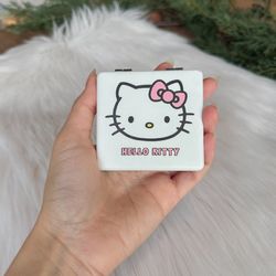 Hello Kitty faux leather compact mirror