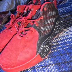  NEW Red And Black Adidas Shoes 