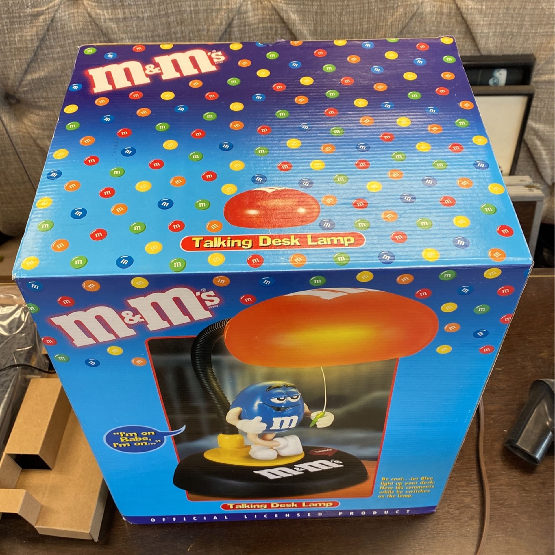 m&m's Talking Desk Lamp 本体 M&M Collectable TALKING Adjustable