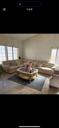 L shaped Living Room Sofas Moving Sale