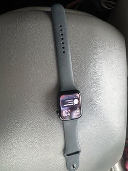 Apple Watch with black sport band 44mm