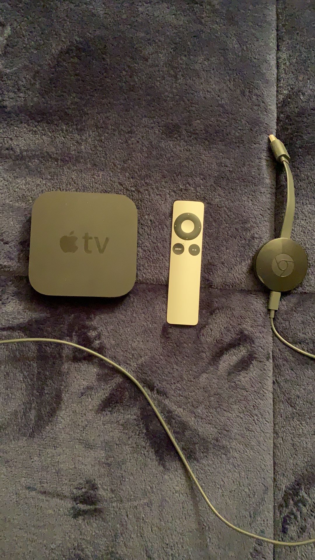 Apple TV and chrome cast (Android's)