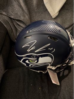 Jaxon Smith-Njigba FULL SIZE  helmet signed JSN