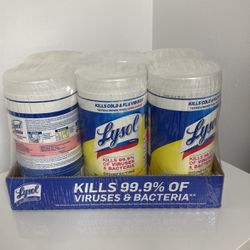 WIPES DISINFECTING LYSOL 
