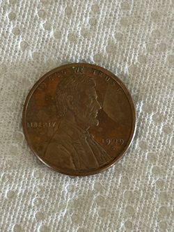 1909 S One Oz. Copper Round 