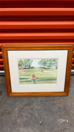 Original water golf painting