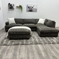 Gray Sectional Couch - Free Delivery