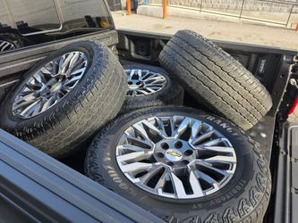 20" CHEVY OEM rims used tires
