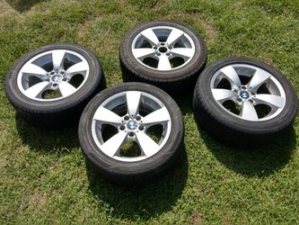 BMW E60 5 series 17" wheels staggered setup