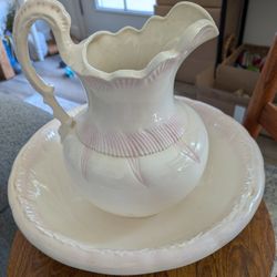 Vintage Wash Bowl And Pitcher