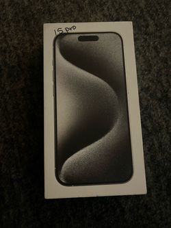 iPhone 15 pro