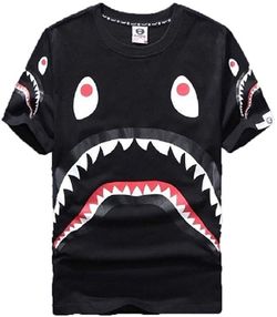 A'levated Attire Mens Shark Bape Style Shirts