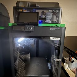 Bambu P1S with AMS + upgrades