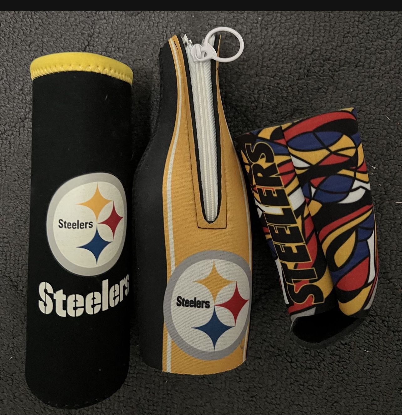 Pittsburgh Steelers Can And Beer Bottle Cozie
