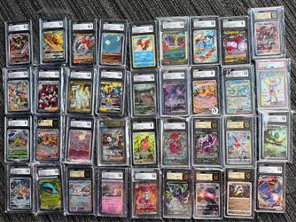 Pokemon Graded cards lot of 36