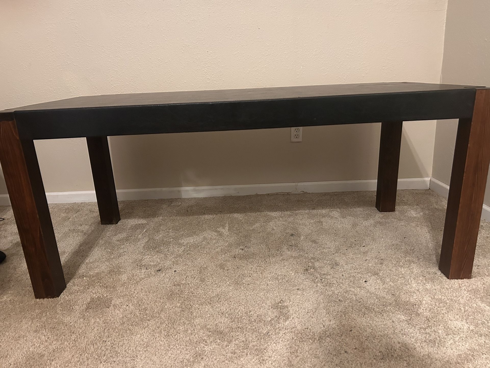Leather Dining Room Table