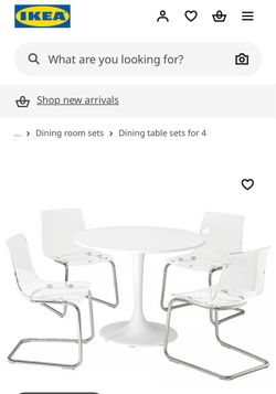 IKEA table and chairs