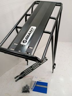 Giant Bike Cargo Racks - Bicycle Bike Alloy Rear Rack (Black) (26"/27"/700c) Part#: 71020 BRAND NEW!