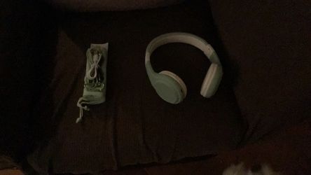 Teal headphones