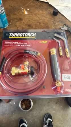 Turbo torch x3b air & acetylene Kit