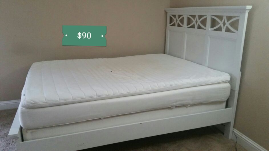 IKEA SULTAN Hjartdal queen bed mattress with box for sale