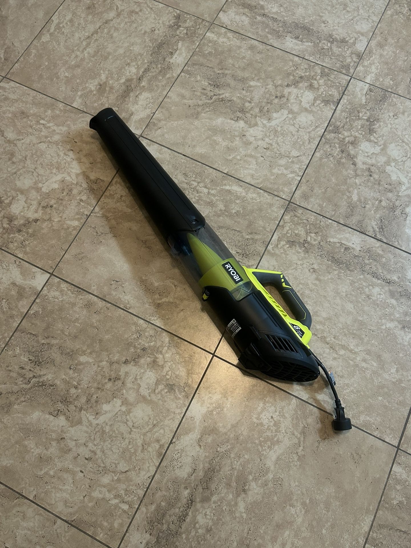 Ryobi Corded Jet Fan Leaf Blower 
