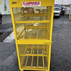 Make Offer!  Steel Gas Cylinder Cabinets
