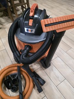 14 Gal. 6.0 Peak HP NXT Shop Vacuum Wet Dry Vac with Fine Dust Filter, Hose, Accessories and Car Cleaning Kit