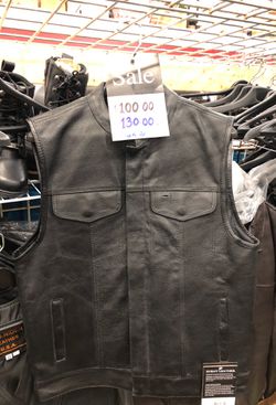 Conceal Carry Leather Vest