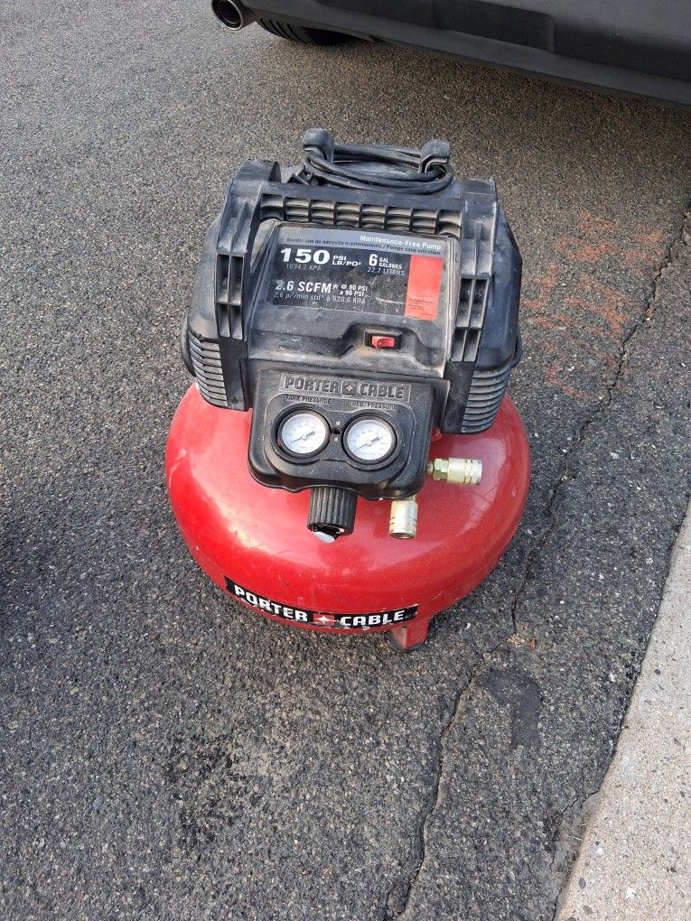 PORTER CABLE AIR COMPRESSOR 150 PSI