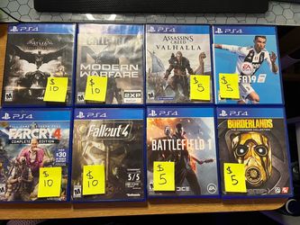 8 PS4 Games LOT - Take All For $45