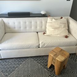 West Elm Rochester Sleeper Sofa (72’) - Cream Color