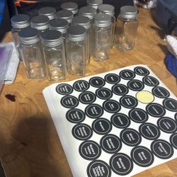 Glass Jars For Seasonings 