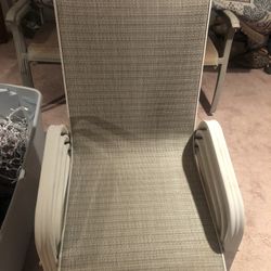Four chairs for outside or in a garage