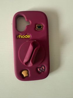 iPhone 17  Silicone Phone Case with Lip Holder