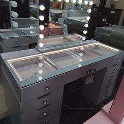 New Vanity Desk With Lights Only $990