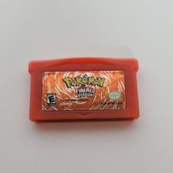 Pokemon Fire Red Version For Nintendo Gameboy Advance Sp 