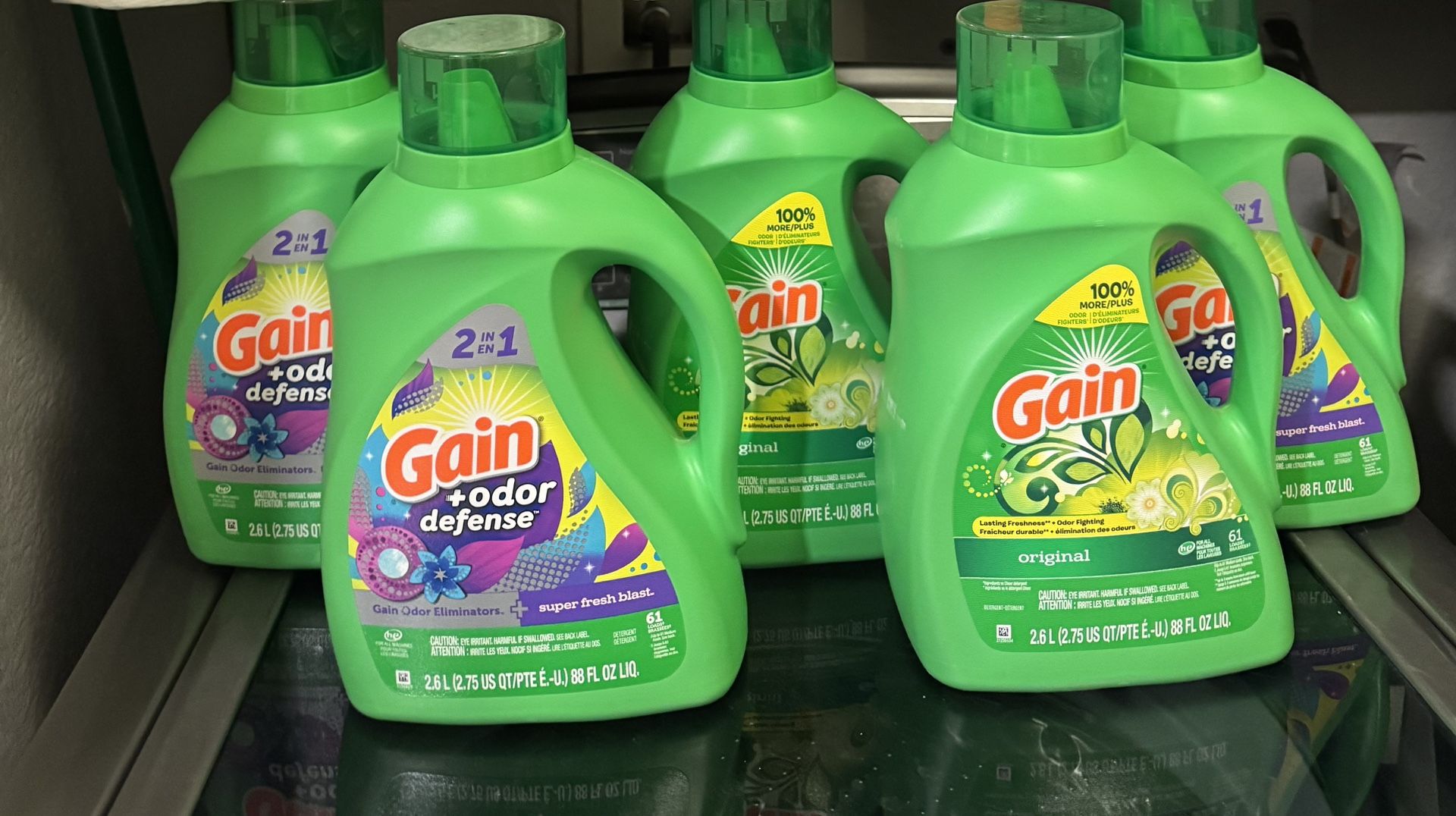 Brand New Gain (5) For ($40)(Cash Only)(price Is Firm)
