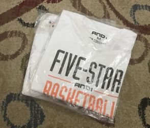2 5-Star Basketball Shirts (both mens size M)