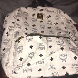 MCM white BackPack