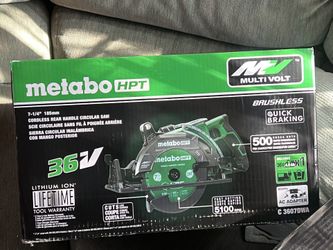 Metabo HPT 7 1/4” Circular Saw Combo Kit Brand New 📦 With Battery And Charger 