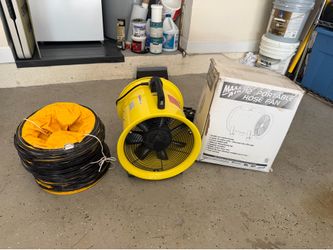 12” vent hose fan