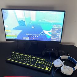 Keyboard Mouse and 165 Hz Gaming monitor