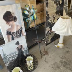 Wall art, Lamps, Etc