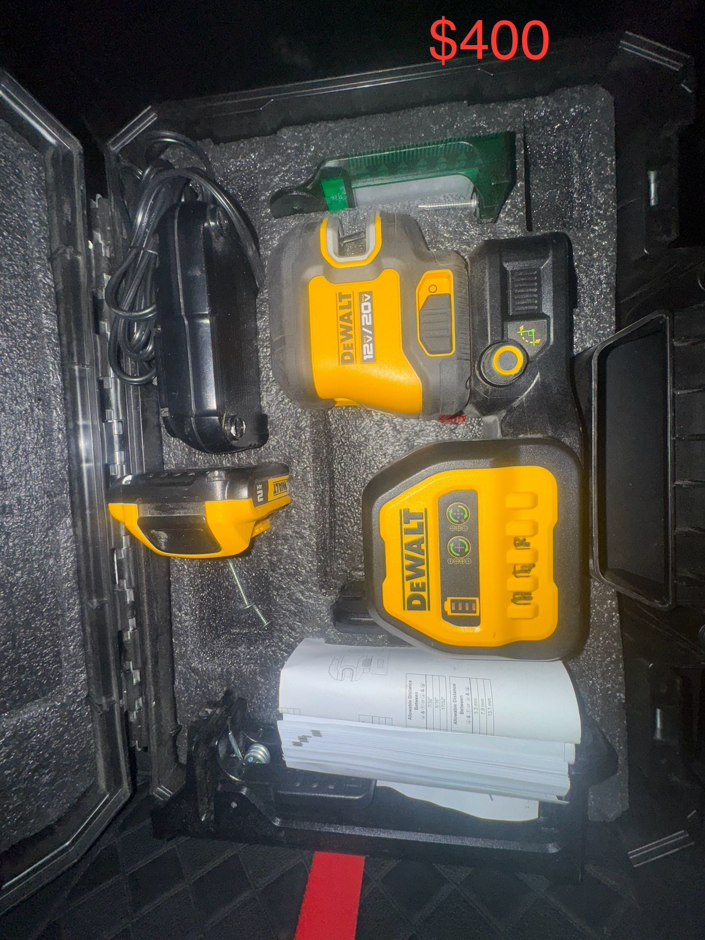 Dewalt Point/Cross-Line Laser
