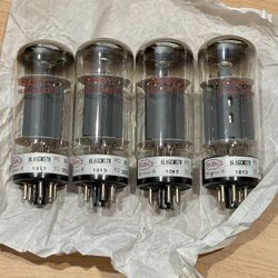 Ruby 6L6GCMSTR Power Tubes Matched Quad Set -New Condition