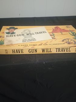Have gun Will travel board game 1959