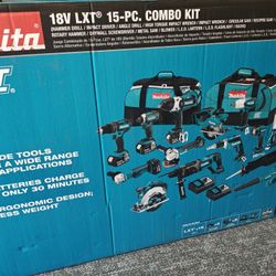 Makita 18v Lxt 15 Tool Combo Kit